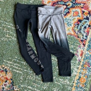 Under Armour and GAP Girls pants, size small (6/7)